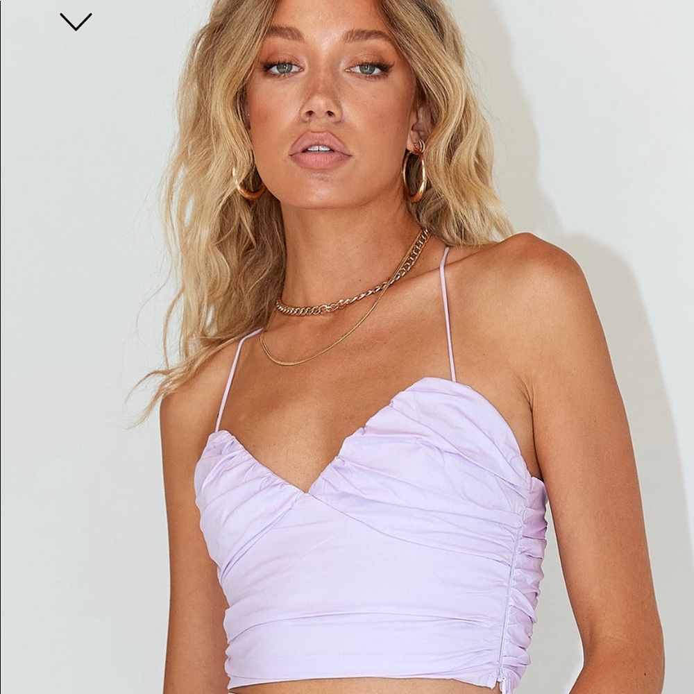 Princess Polly Cosmo Top Lilac